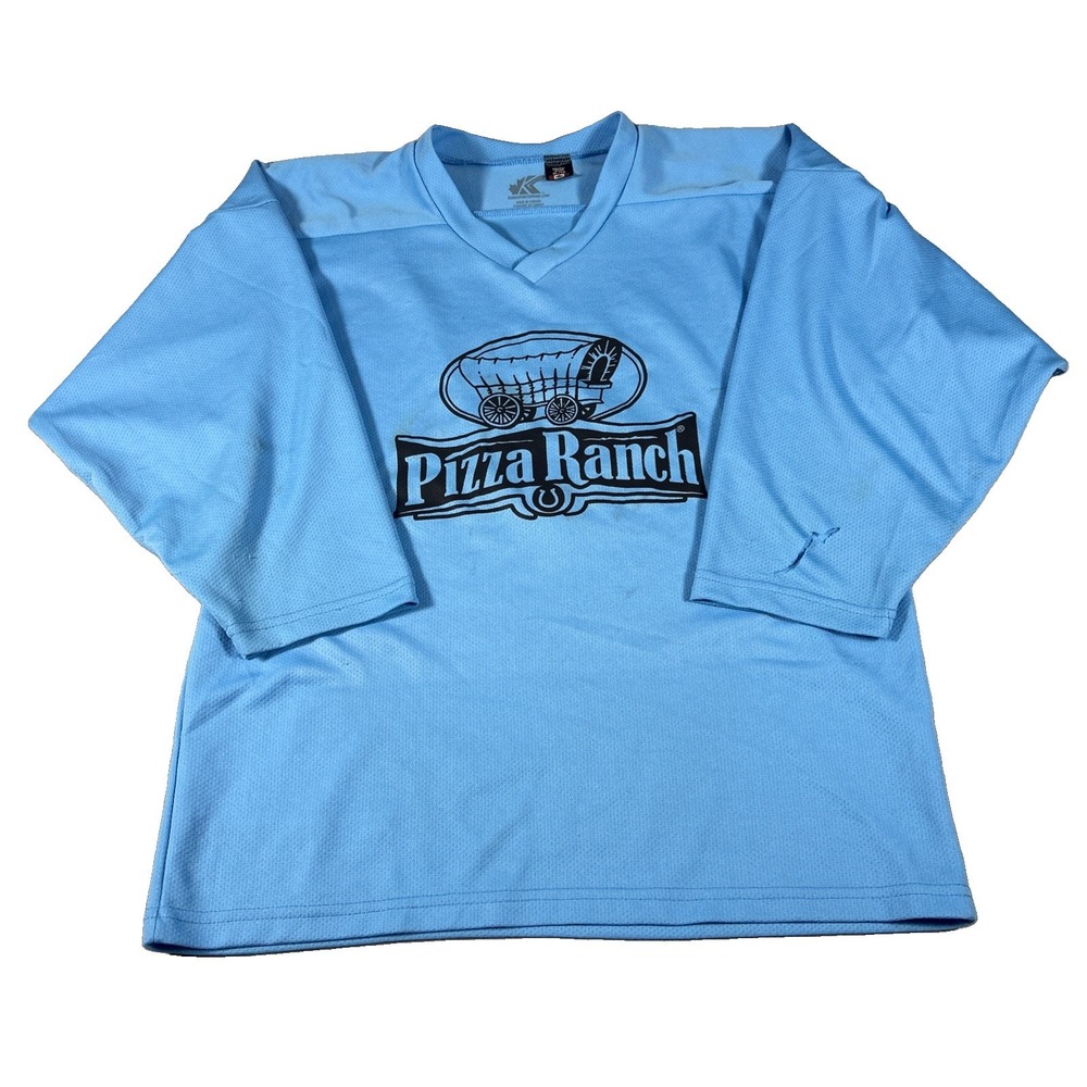 Hockey Practice Jersey Youth XL Blue Kobe Sports Wear “Pizza Ranch”